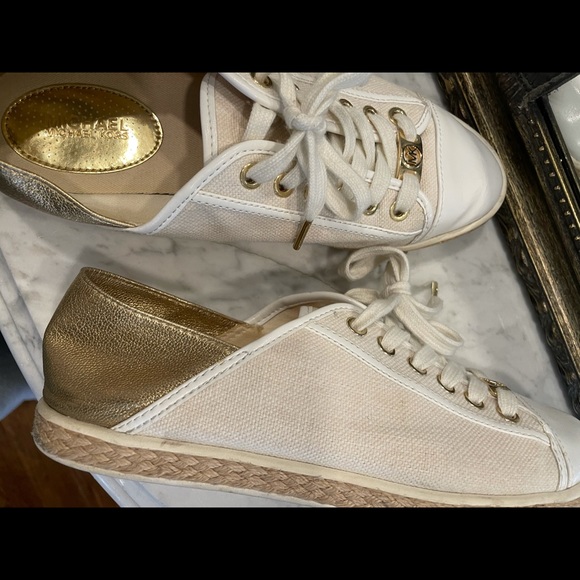 MichaelKors canvas espadrille sneakers size8 - Picture 5 of 5